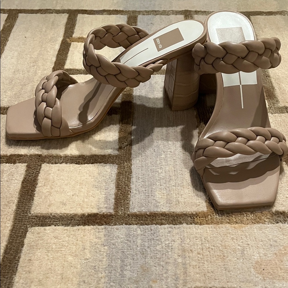 Dolce Vita Paily Braided Strap Heeled Sandal